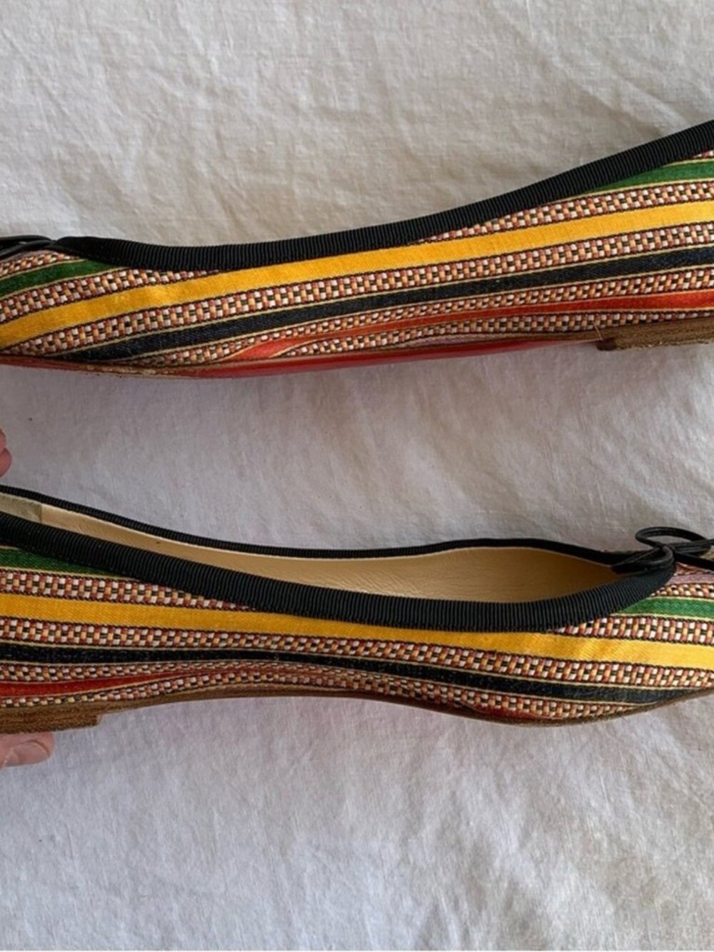 RARE Christian Louboutin limited edition Rosella ballet flats 38.5 or 38 - Picture 5 of 9